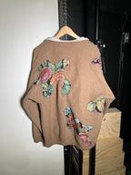 (LS) Scab Patches Quarterzip (Multicolor/Brown) (L)