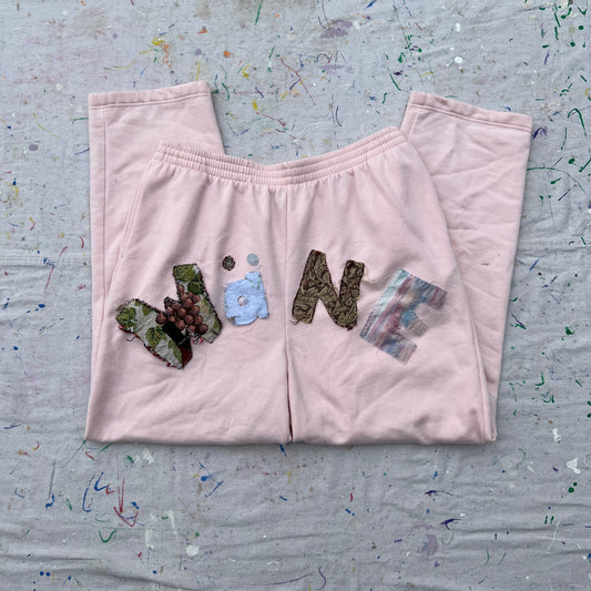 Wäne Wear Sweatpants (Multicolor/Pink)- XL