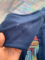 Scab Patches Hoodie (Multicolor/Navy)- XL