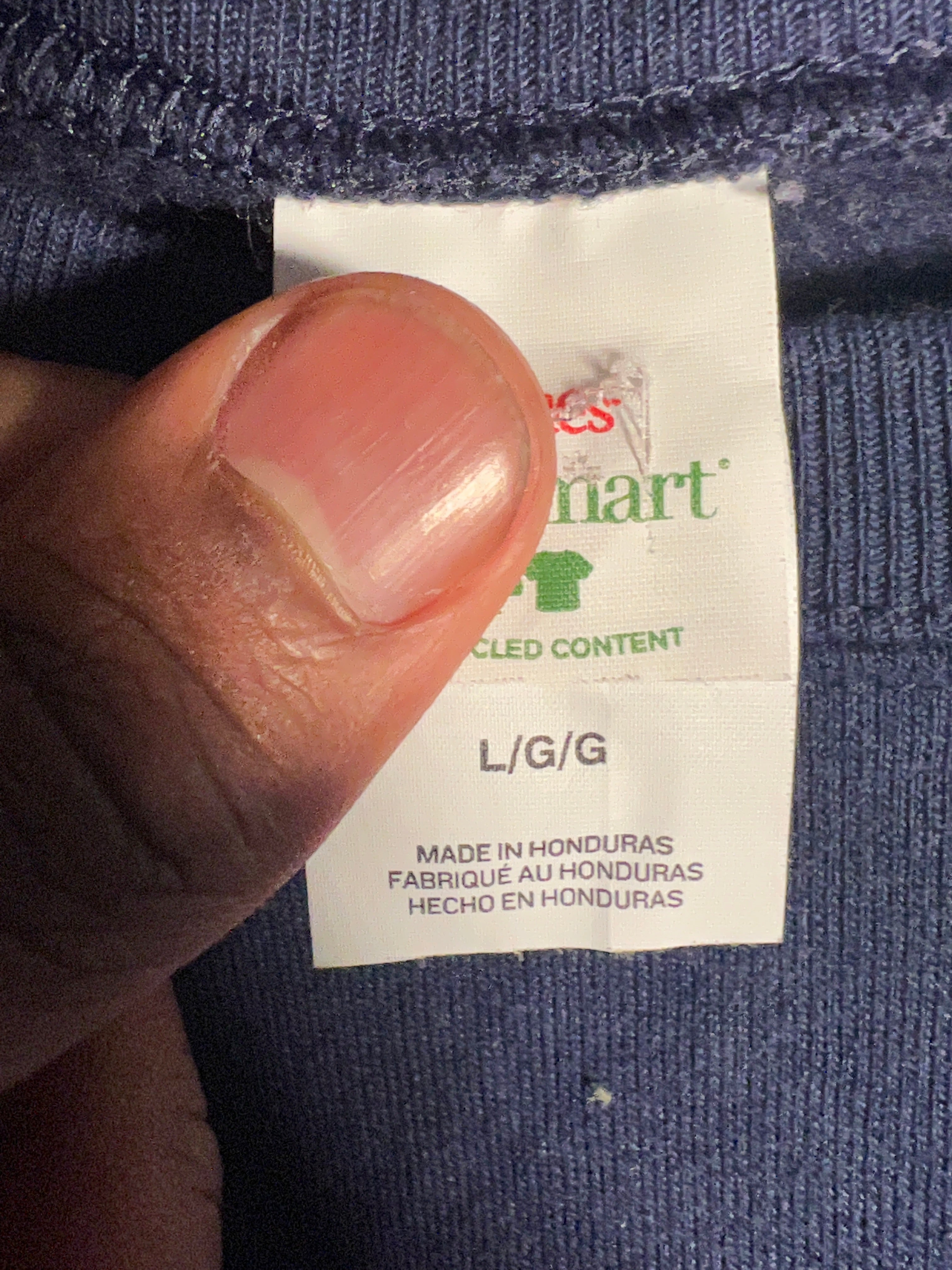 Scab Patches Crewneck (Valentine's Day/Navy) (L)