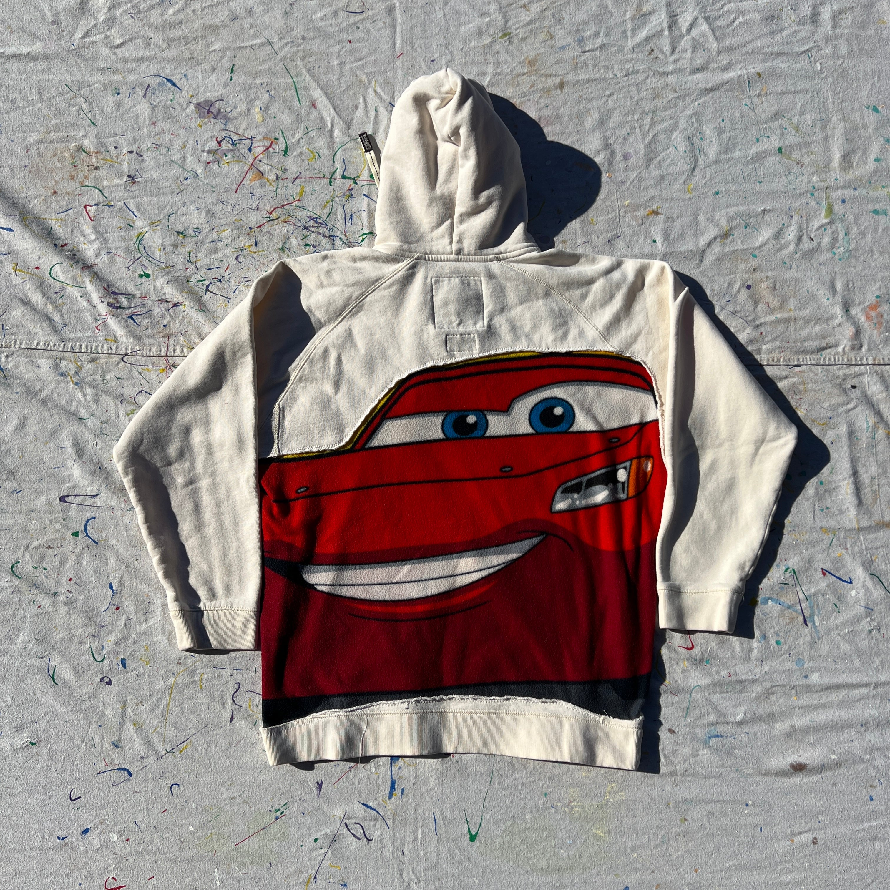 Lightning McQueen See-Through Hoodie (L)