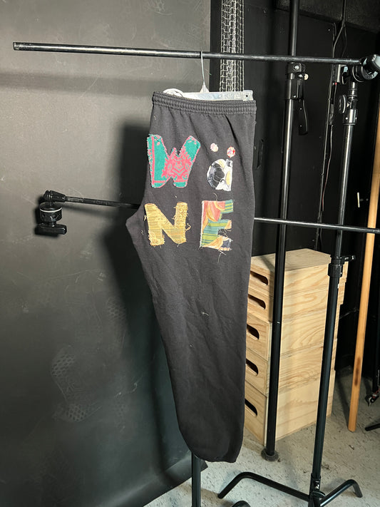 Wäne Wear Sweatpants (Multicolor/Black)- L