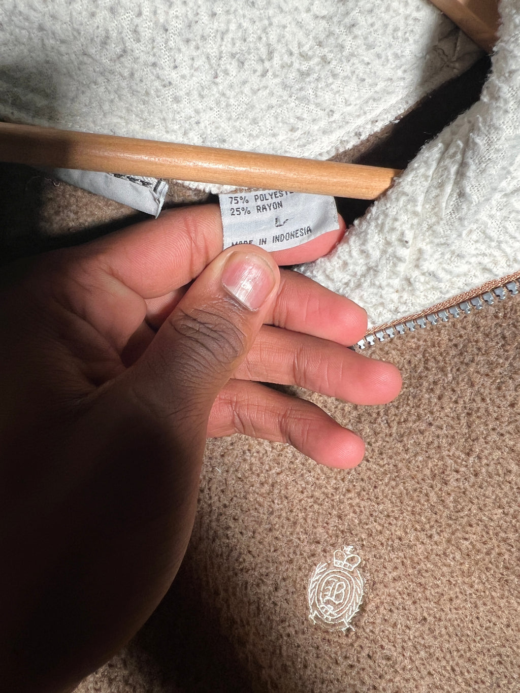 (LS) Scab Patches Quarterzip (Multicolor/Brown) (L)