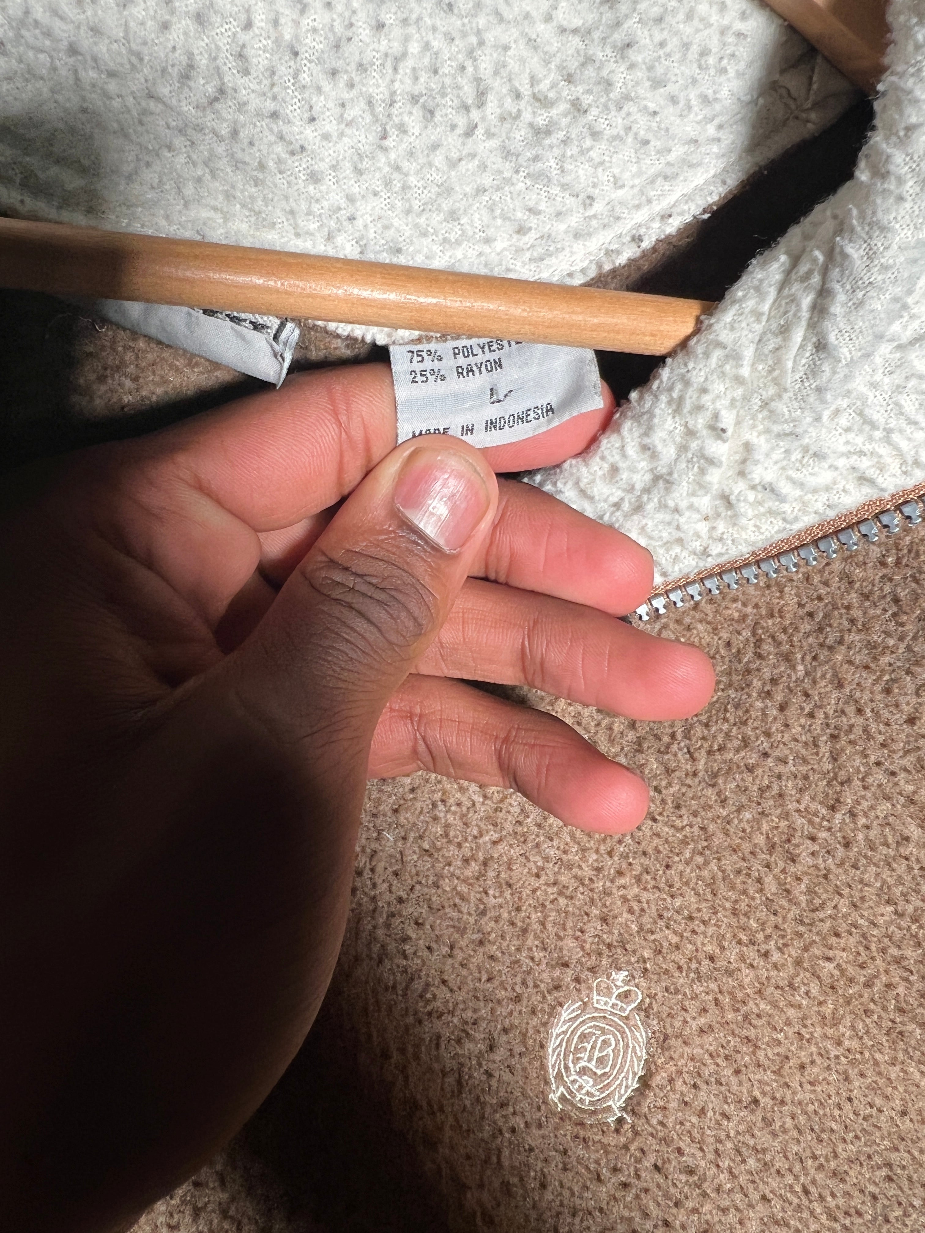 (LS) Scab Patches Quarterzip (Multicolor/Brown) (L)