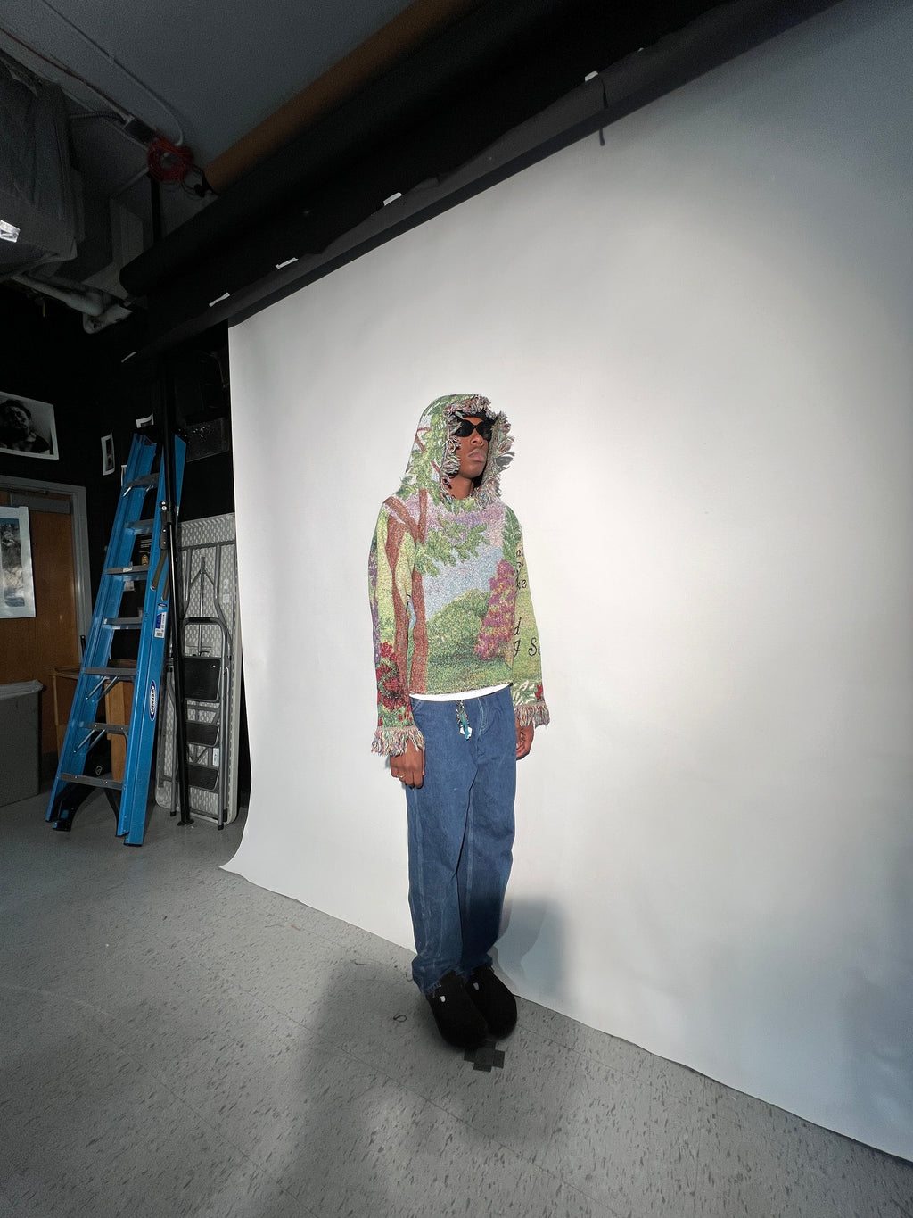 Amazing Grace Scratchwork Hoodie (L)