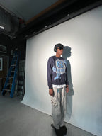 UNC Scab Patches Crewneck (Baby Blue/Navy) (XL)