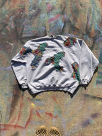 Scab Patches Crewneck (Multicolor/Grey)- XL