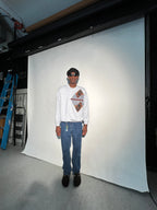 (LS) Repeating Turkey See-Through Crewneck (XL)