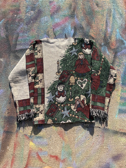 (LS) 1/1 Christmas Tapestry Crewneck- L