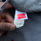 (LS) Scab Patches Crewneck (Lightning McQueen/Grey) - M