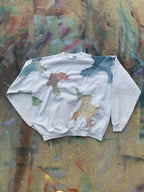 Scab Patches Crewneck (Multicolor/Grey)- XXL