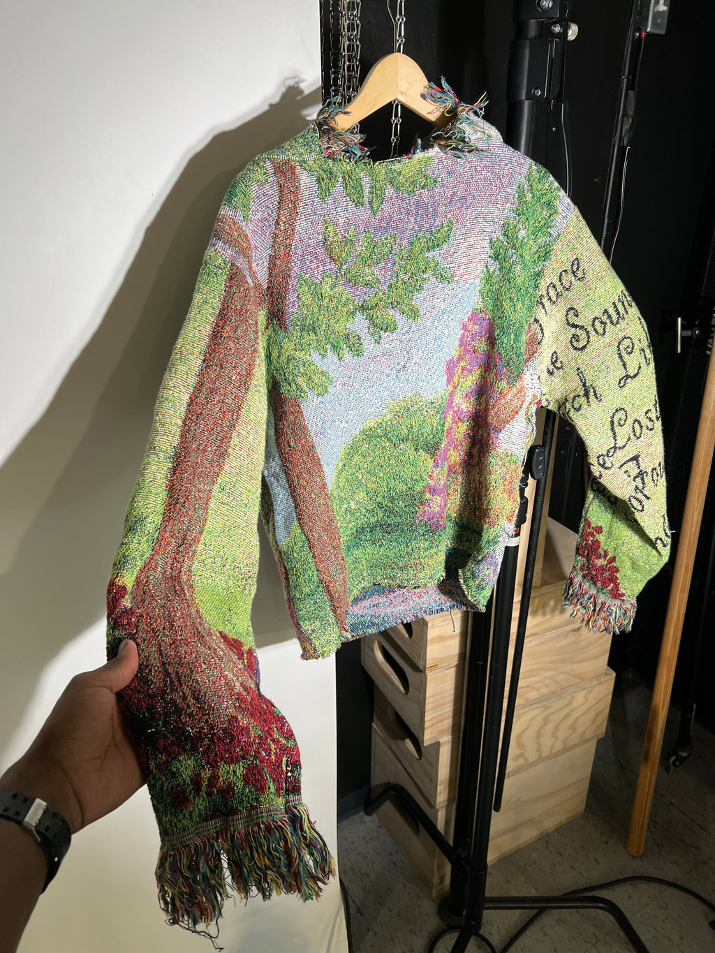 Amazing Grace Scratchwork Hoodie (L)