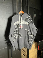 (LS) Scab Patches Hoodie (Zebra /South Carolina)- L TALL