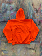 Wäne Wear Hoodie (Baby Blue/Orange)- L