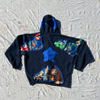 MarioKart Wii Character Select See-Through Zip Up Hoodie (XL)