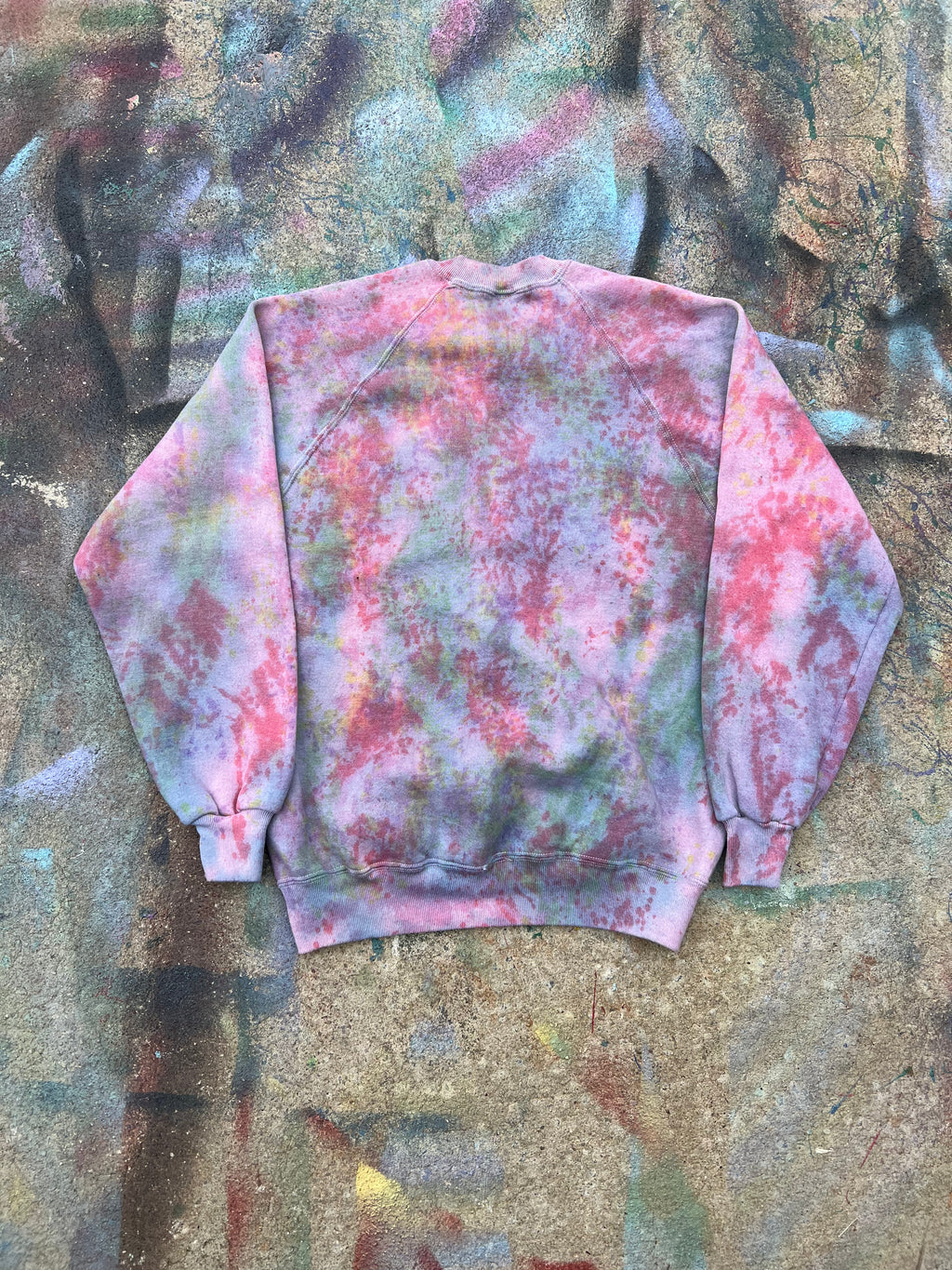 Tye Dye Wäne Wear Crewneck - L