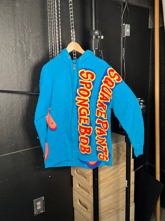 Patrick "Spongebob Squarepants" See Through Zip Up Hoodie (XL)