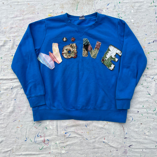 Wäne Wear Crewneck (Multicolor/Blue)- S