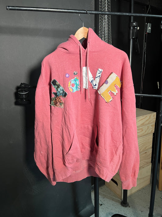 Wäne Wear Hoodie (Multicolor/Pink)- XL