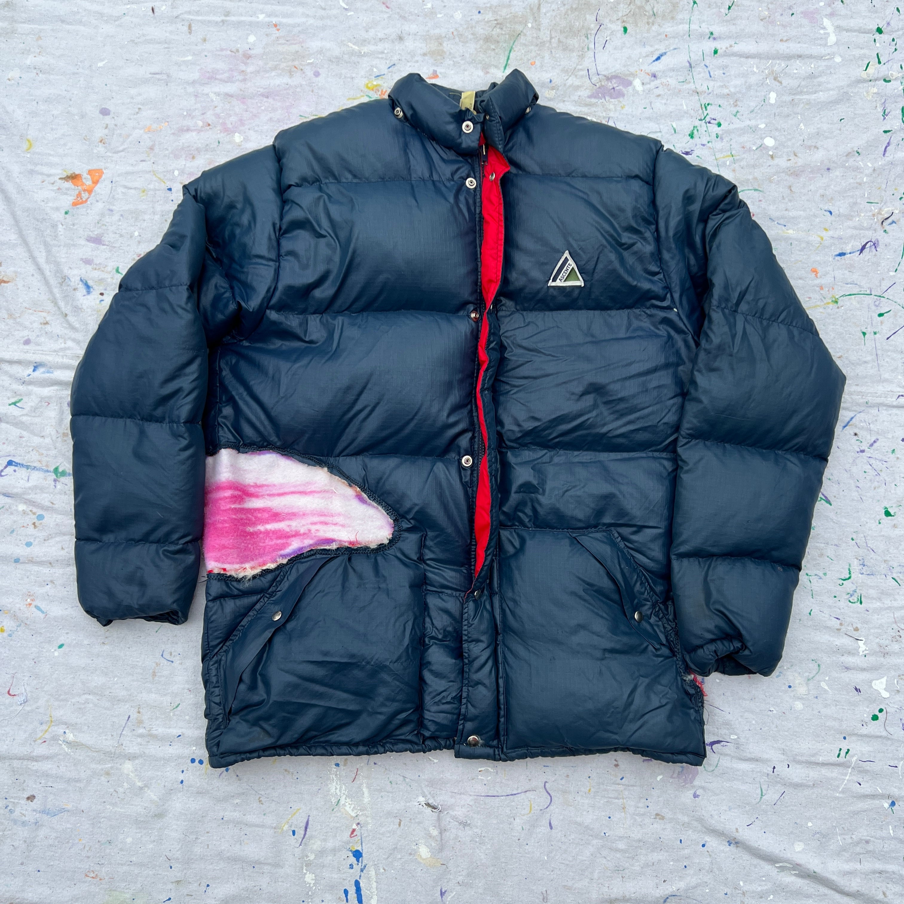 (L/S) Rosella’s Dream Lily See-Through Puffer Jacket (L)