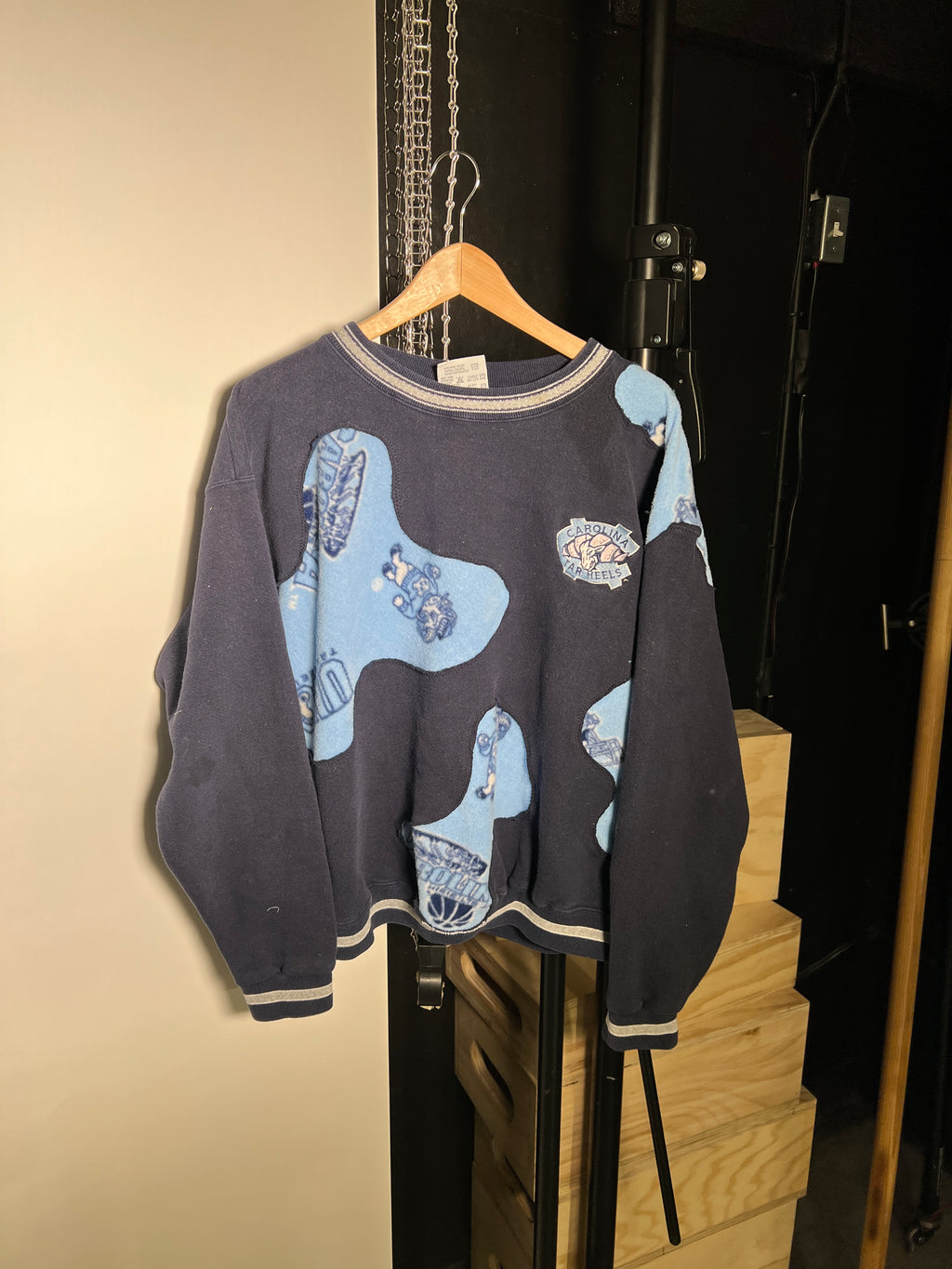 UNC Scab Patches Crewneck (Baby Blue/Navy) (L)