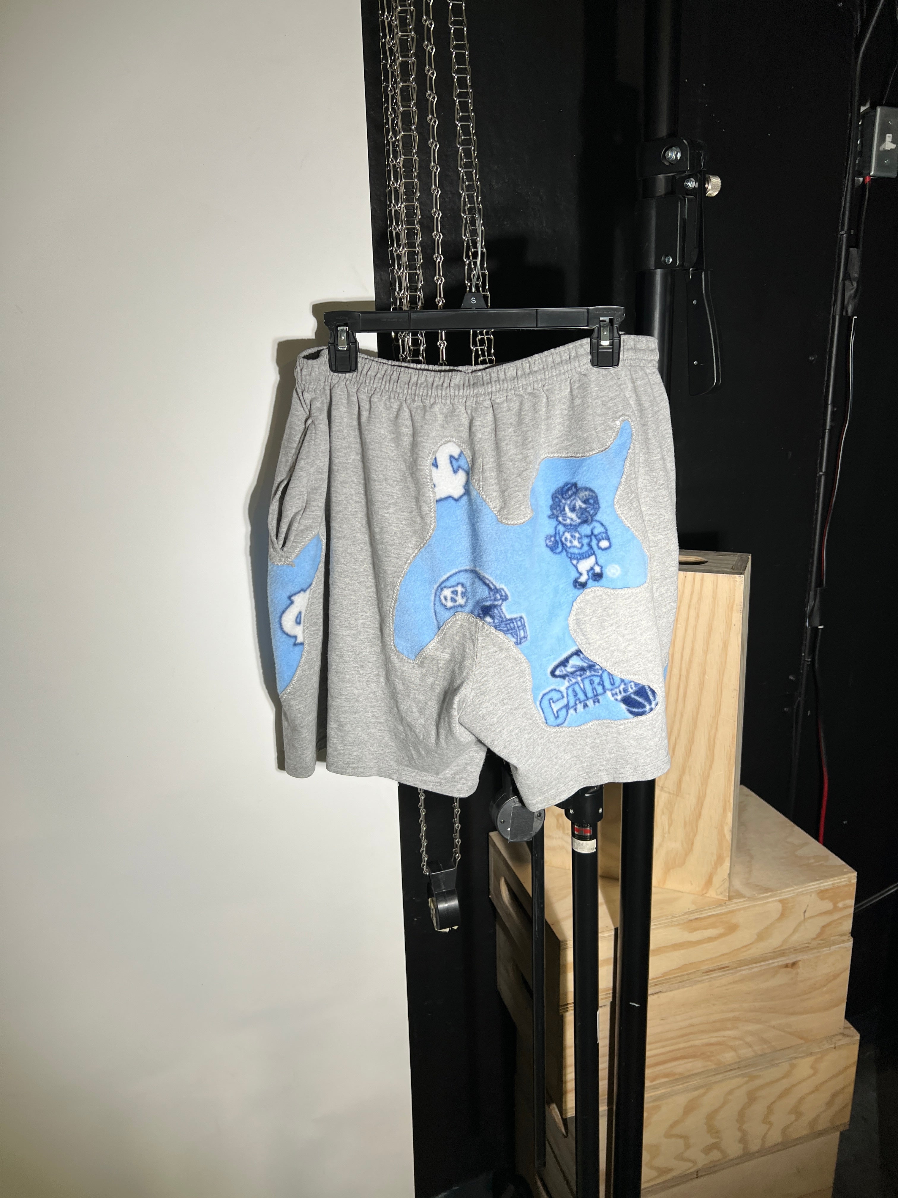UNC Scab Patches Shorts (Baby Blue/Grey) (XL)