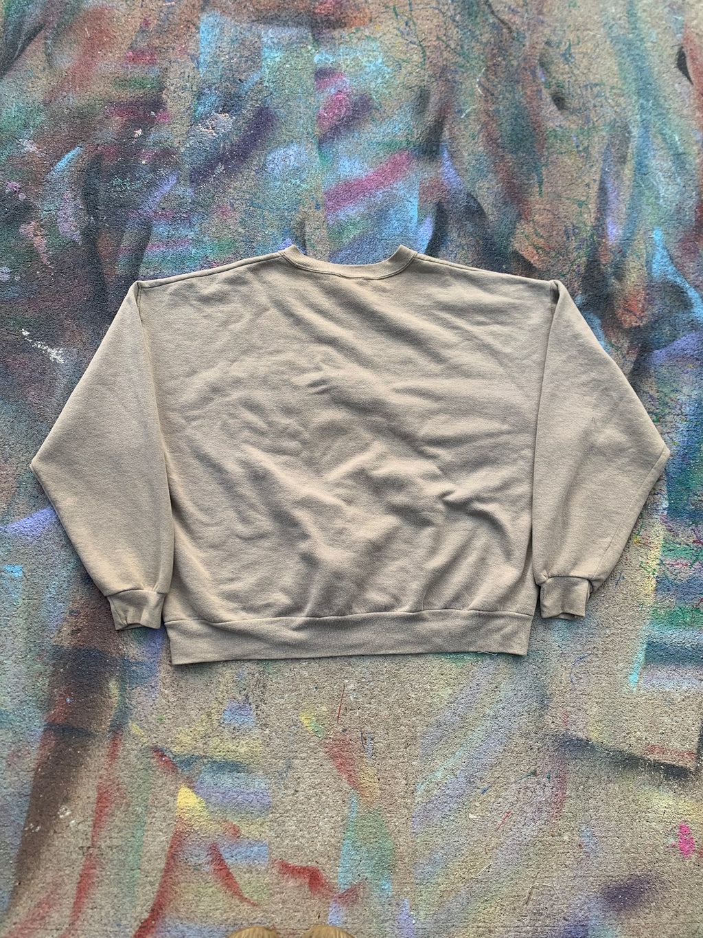 Wäne Wear Crewneck (Multicolor/Tan)- XXL