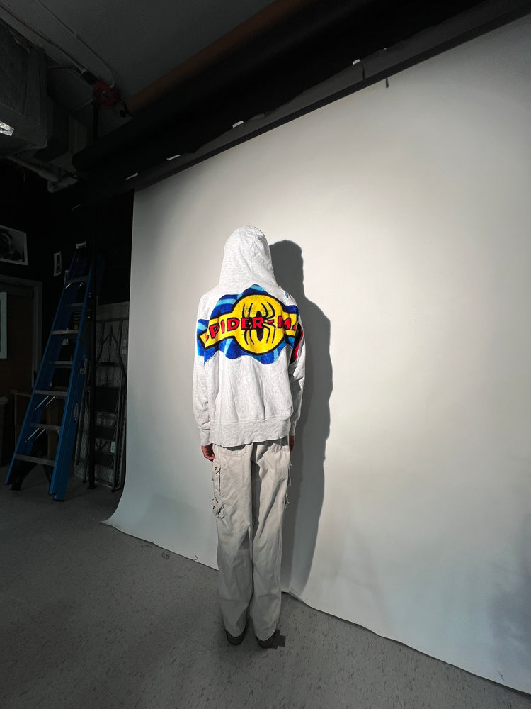 Spiderman See-Through Hoodie (XXL)