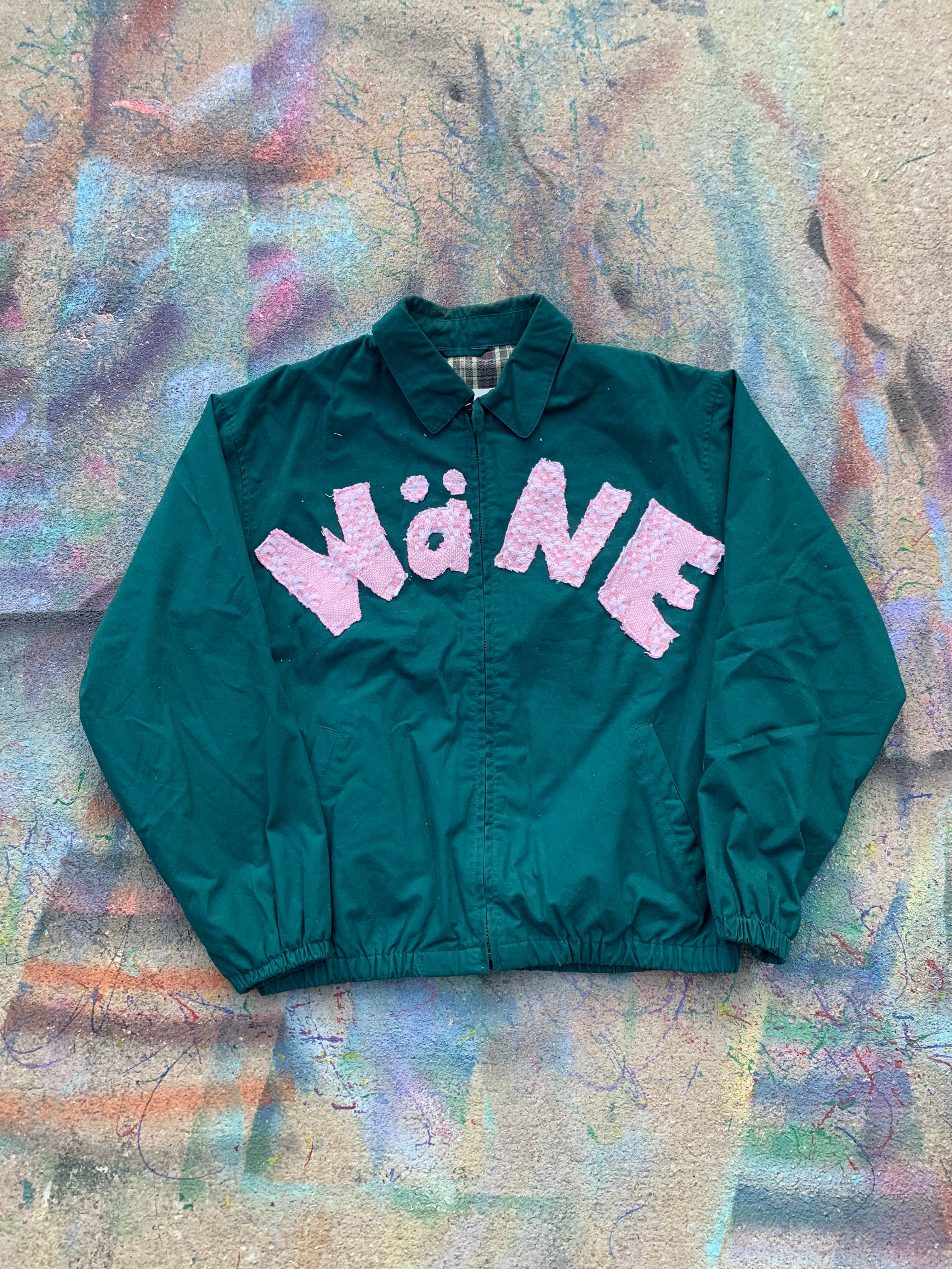 Wäne Wear Jacket (Pink/Forest Green)- L