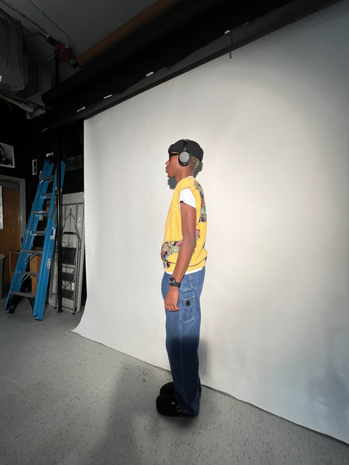 (LS) Scab Patches Sweatervest (Yellow/Black/Multicolor) (XL)