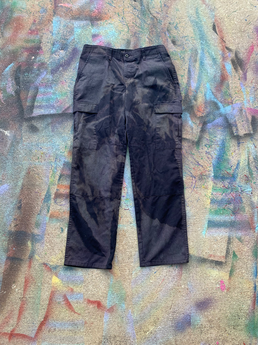 (LS) Underbleached Cargo Pants #4 (Grey/Navy)- 32/32