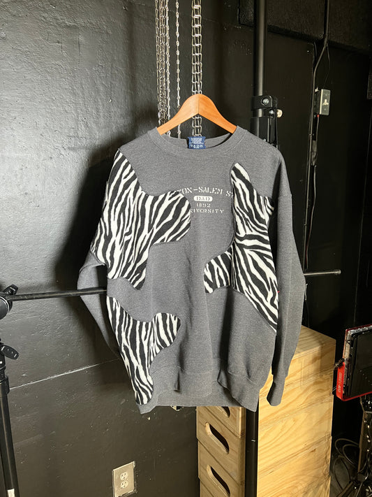 Scab Patches Crewneck (Zebra/Winston Salem)- L