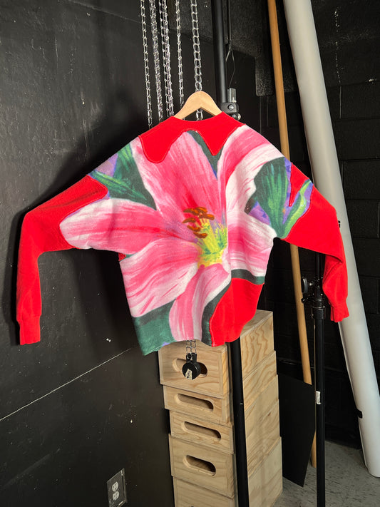 Rosella’s Dream Lily See-Through Crewneck (XL)