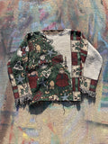 (LS) 1/1 Christmas Tapestry Crewneck- L