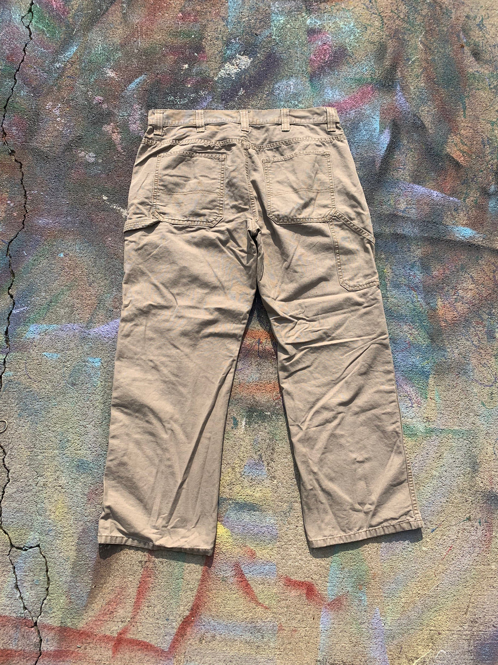 (LS) Wäne Wear Carpenter Pants (Baby Blue/Tan)- 36/29