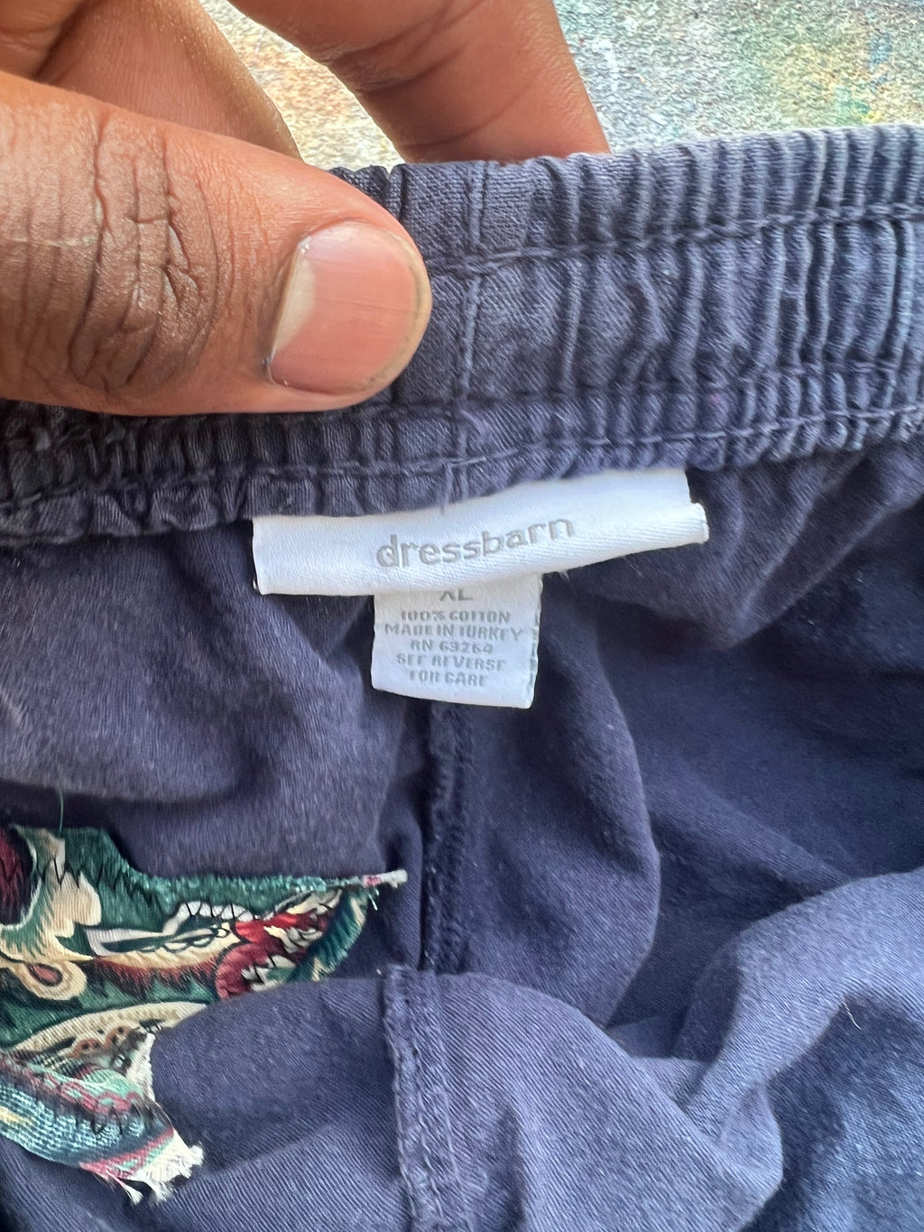 (LS) Scab Patches Shorts (Navy/Red/Green) - XL