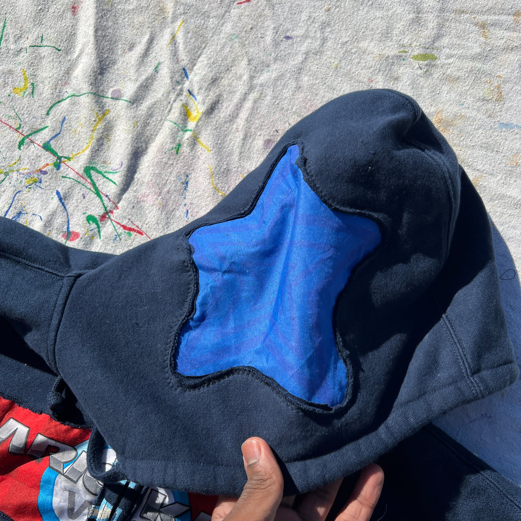 MarioKart Wii Character Select See-Through Zip Up Hoodie (XL)