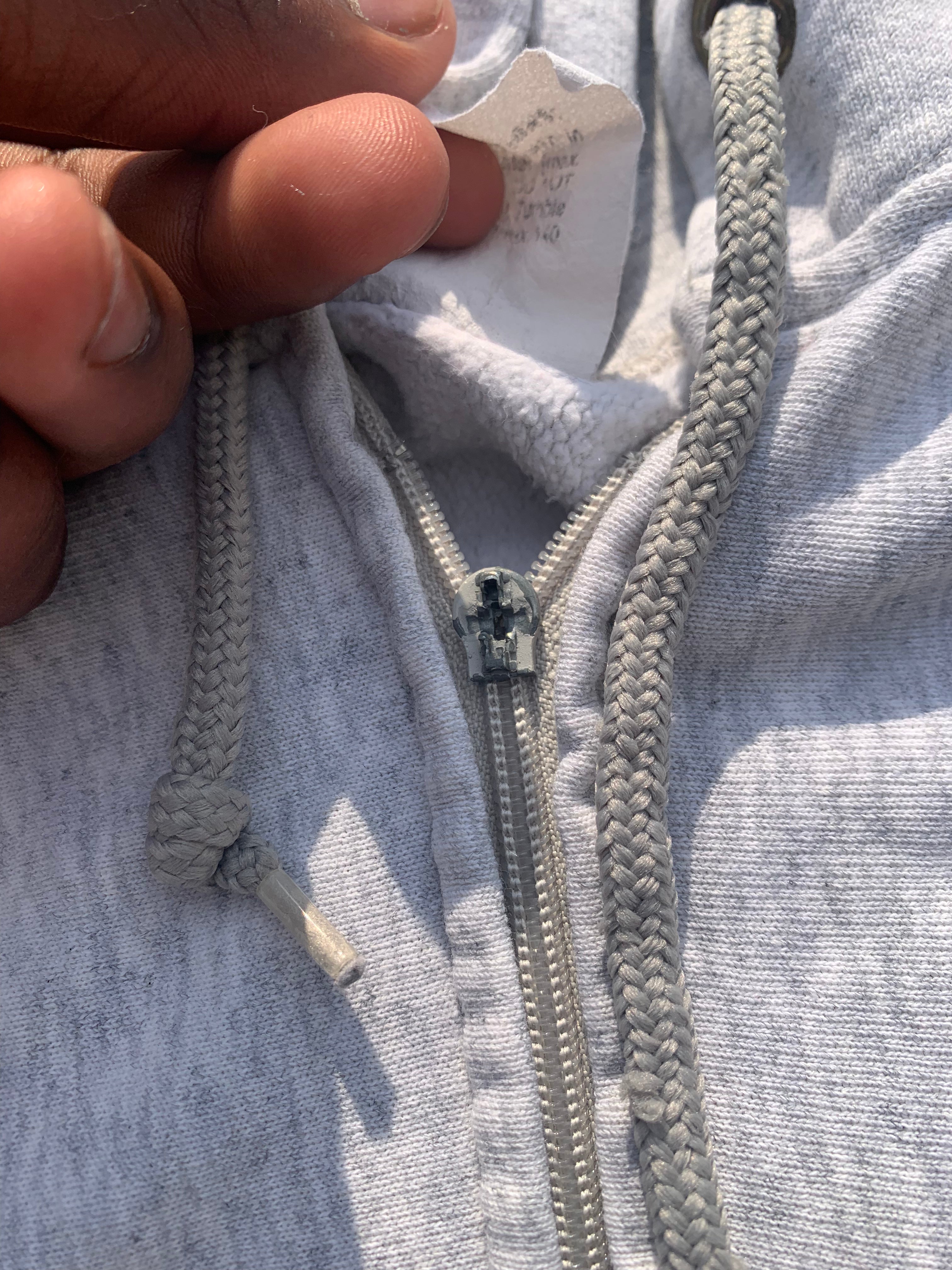 Scab Patches Zip Up Hoodie (Multicolor/Grey) -XL