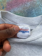 Scab Patches Crewneck (Multicolor/Grey)- XXL