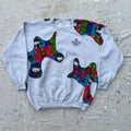 Scab Patches Crewneck (Hello Kitty/Grey)- XL
