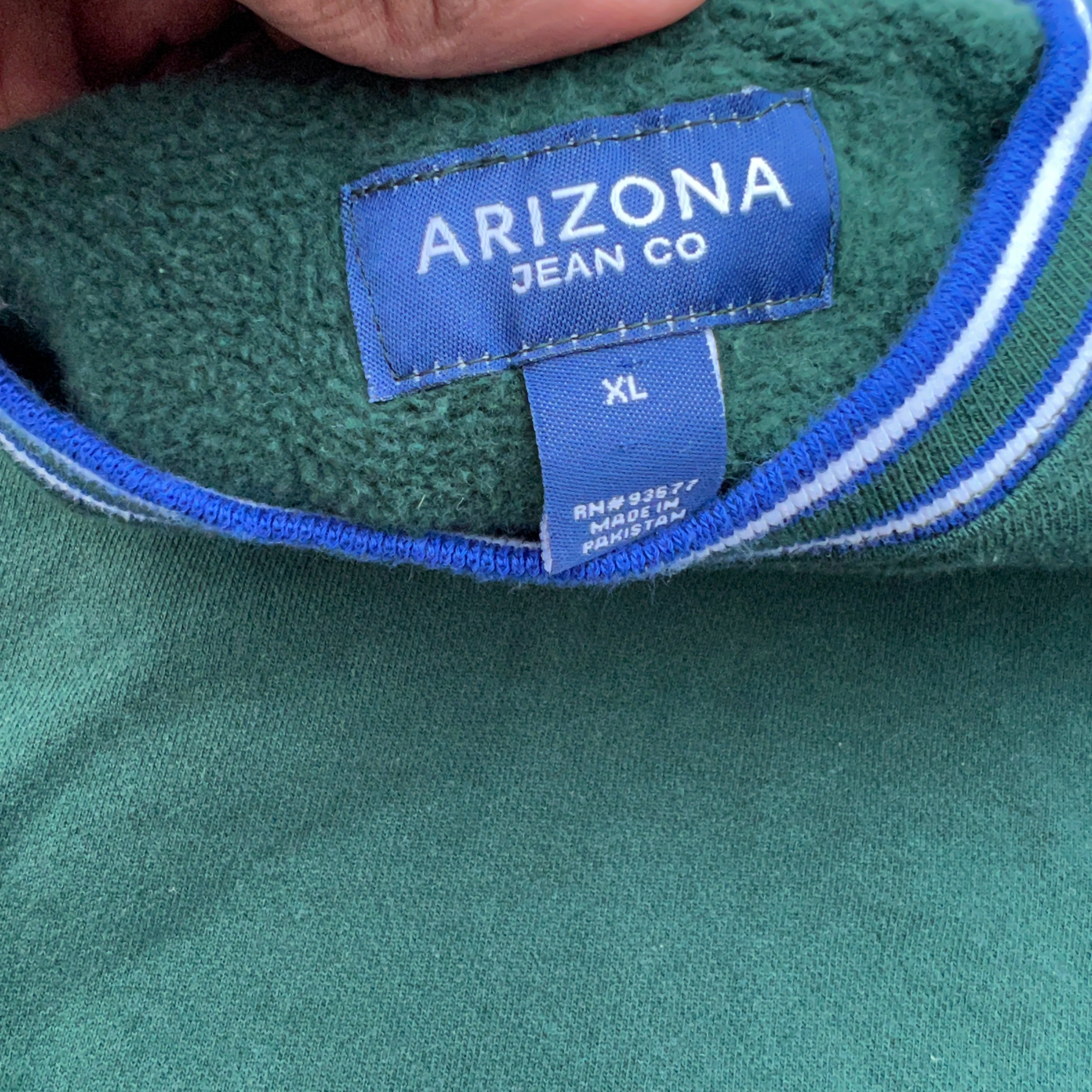 Wäne Wear Crewneck (Multicolor/Green)- XL