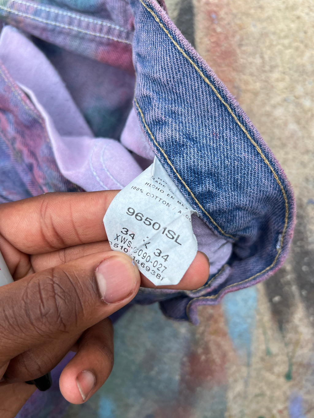 (LS) Tye Dye Jeans (Multicolor) - 36/33