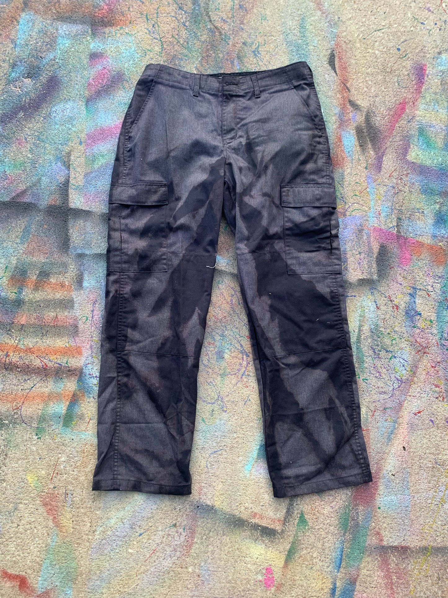 (LS) Underbleached Cargo Pants #2 (Grey/Navy)- 32/32