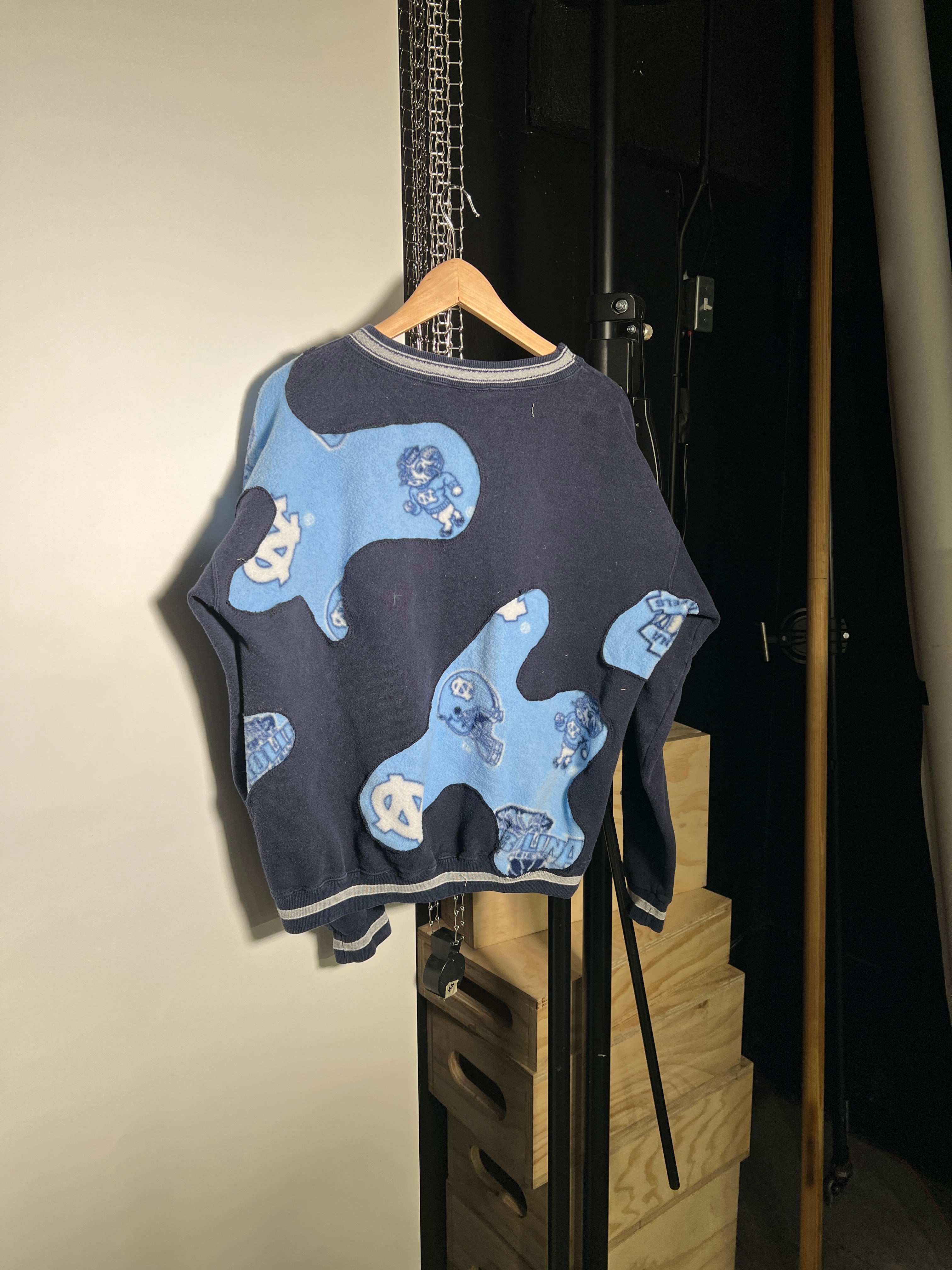 UNC Scab Patches Crewneck (Baby Blue/Navy) (L)