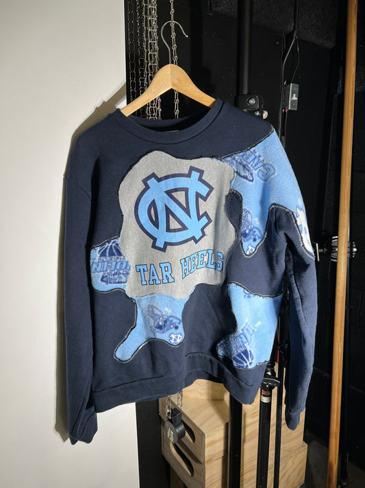 UNC Scab Patches Crewneck (Baby Blue/Navy) (XL)