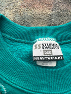 Scab Patches Crewneck (Multicolor/Teal)- L