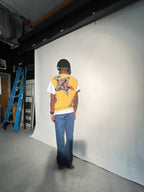 (LS) Scab Patches Sweatervest (Yellow/Black/Multicolor) (XL)