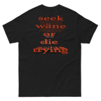 wäne "seek wäne or die trying" tee