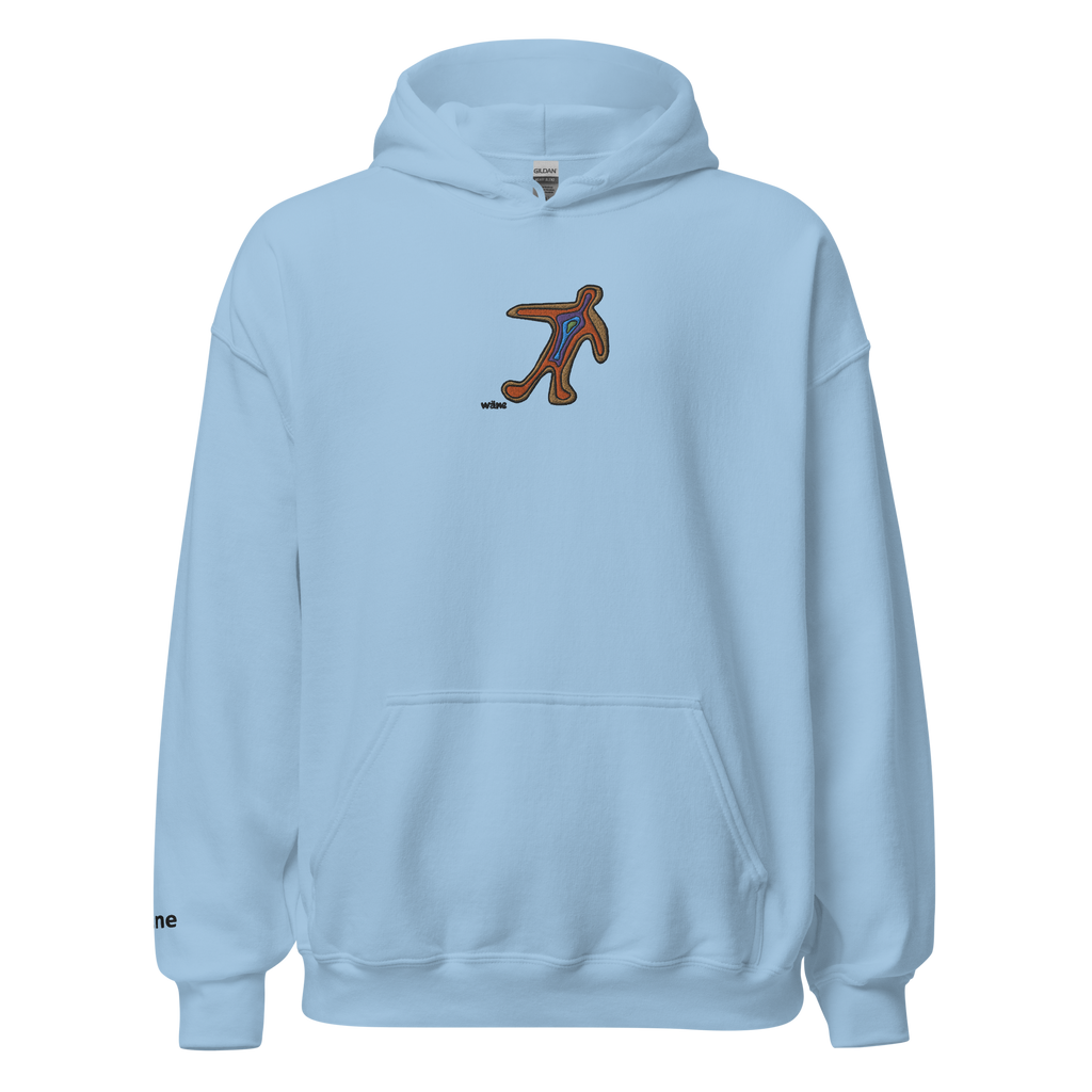 wäne "thermal man hoodie v2" embroidered hoodie
