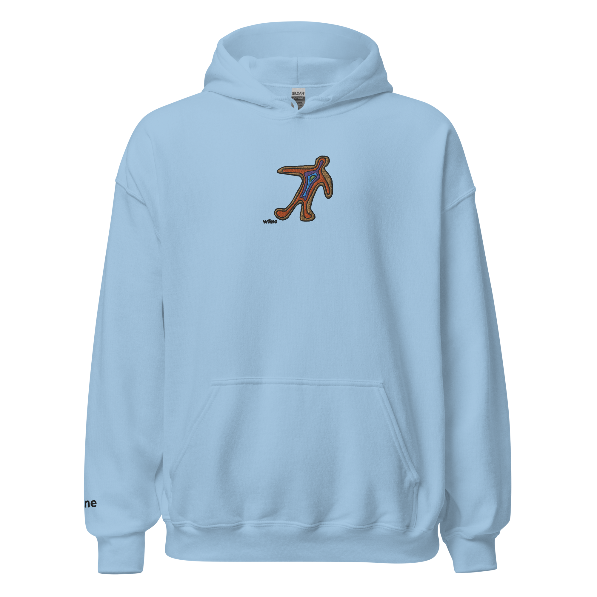 wäne "thermal man hoodie v2" embroidered hoodie